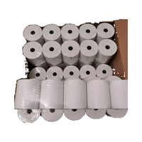 Rollos de Papel Térmico de 57x38mm sin Núcleo para Impresión de Recibos en Cajas Registradoras, para Impresora POS Móvil de 57mm