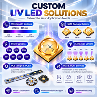 UVWORKS UVA UVB UVC LED 275NM LED 225NM -405NM 0.2W 0.6W 1W 10mW 15mW 20mW 25mW 30mW 3535