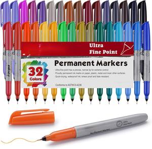 MultiColor <strong>Sharpie</strong> Paint Marker Waterproof <strong>Ultra</strong> <strong>Fine</strong> <strong>Point</strong> 0.4mmmm Permanent Art Dust-free Marker Pen - Product Image 6