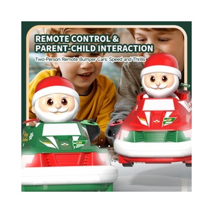 El más nuevo coche de parachoques de Papá Noel de 2,4G con luz y música Control remoto eyector catapulta parachoques <span class=keywords><strong>Crash</strong></span> RC coche regalo de Navidad - Product Image 1