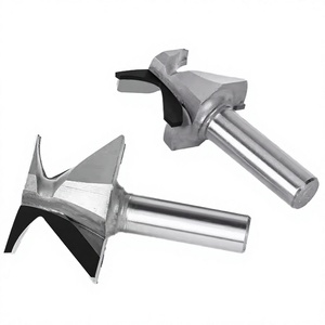 Fresa de 2 filos de carburo sólido con recubrimiento de TiAlN de corte ascendente para tallado de madera - Product Image 4