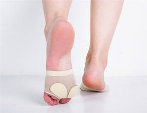 Tanga de media suela para mujer, zapatos de baile, malla antideslizante, almohadillas para los dedos de las patas líricas, ropa interior con punta de salón para niños/niñas - Product Image 2