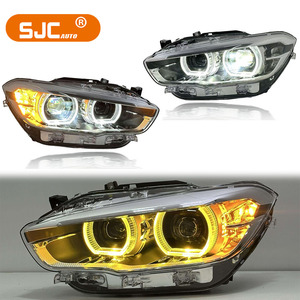 <span class=keywords><strong>Faro</strong></span> Bicolore SJC per <span class=keywords><strong>BMW</strong></span> Serie 1 <span class=keywords><strong>F20</strong></span> 118i 2015-2018, Luce Anteriore di Alta Qualità Gialla e Bianca, Installazione Plug and Play - Product Image 1