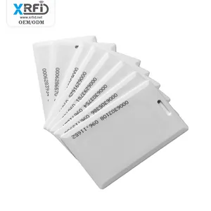 Factory Price RFID Thick Card 1.8mm Employee ID Card 125KHz Clamshell Pre-programmed Proximity Card