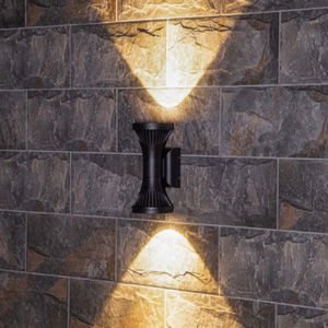 Lámpara de pared LED moderna SENZHAO, tipo tira larga, con iluminación ascendente y descendente, IP65, impermeable, para exteriores, ideal para casa, jardín, villa. - Product Image 1