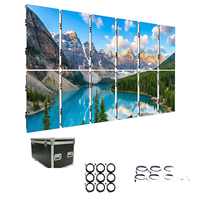 Écran LED P3.91 3.91mm RGB pour mur vidéo intérieur, location, résolution 8K, HDR 1000, garantie 5 ans, armoire à maintenance frontale