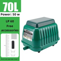 Pompe à air silencieuse haute pression RESUN LP20/40/60/100/200 pour aquarium, pompe de bureau à double usage eau et air 220-240V