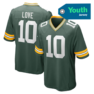 Camisas de Futebol Americano Juvenil Green Bay por Atacado 10 Love 1 Micah Parsons 8Jacobs Camisas de Futebol Americano Bordadas - Product Image 5