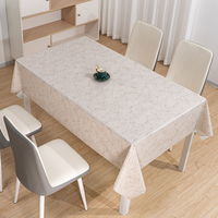 Nappe de table en PVC rose clair, motif floral, lisse et soyeuse, pour cuisine, personnalisable, pour fête, nappe rectangulaire