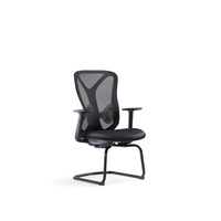 Chaise de bureau ergonomique moderne JOHOOFURNITURE avec base cantilever, dossier en maille, coussin épais confortable pour bureau à domicile et direction