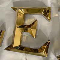 Lettres de canal LED 3D personnalisées, cadre en acier/aluminium, enseignes commerciales imperméables pour l'extérieur, lettres rétroéclairées illuminées pour devanture de magasin