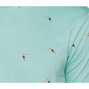 T-shirt en tricot uni à manches courtes pour homme, coupe classique, personnalisé |   100% coton |   Impression de logo DTG écologique |   Anti-rides - Product Image 5