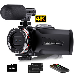 Caméra <span class=keywords><strong>vidéo</strong></span> professionnelle 4K, caméscope numérique capable de filmer en 6K, MicroSD, zoom 21X, stockage 512 Go pour la réalisation de films, le vlogging et la photographie - Product Image 1