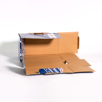 Boîte ondulé en Carton, papier Kraft plat, expédition