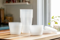 8oz 12oz 16oz 24oz 32oz Contenants de charcuterie jetables en plastique transparent avec logo personnalisé avec couvercles