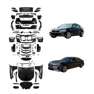Buen ajuste PP parachoques de coche capó faro Kit de carrocería para <span class=keywords><strong>Bmw</strong></span> 7 Series 2016-<span class=keywords><strong>2022</strong></span> G12 actualización a G70 M Sport 2024 + Kit de carrocería - Product Image 1