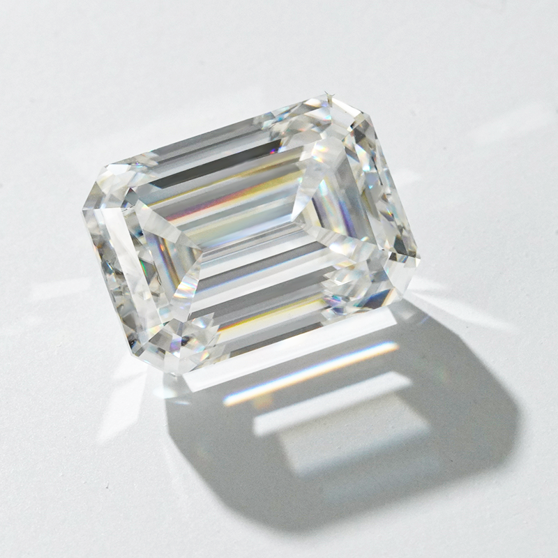 DEF White Emerald Cut