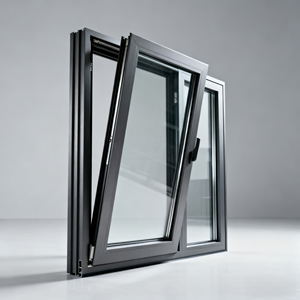 Ventana Moderna <span class=keywords><strong>de</strong></span> Aluminio <span class=keywords><strong>con</strong></span> Aislamiento Térmico y Doble Acristalamiento, Insonorizada, para Dormitorio, Comercial, Residencial, Tamaño Personalizado - Product Image 2