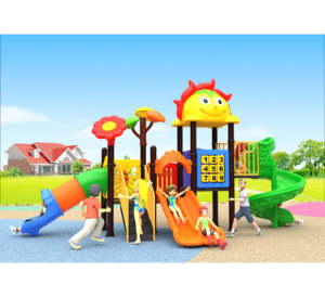 Nhà Máy bán hàng trực tiếp kết hợp trượt công viên trò chơi sân chơi ngoài trời nhựa Slide thiết bị - Product Image 1
