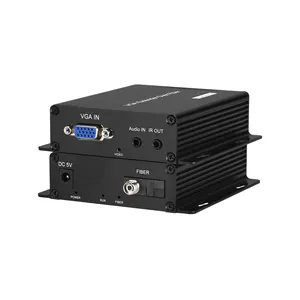 HD 1920*1080p vga fiber optic video extender media converter