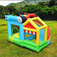 Château gonflable d'intérieur/extérieur en PVC de qualité supérieure Kidscamp avec souffleur, toboggan, taille et capacité personnalisables pour