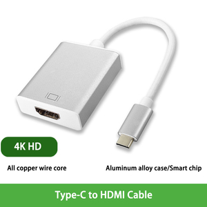 Câble convertisseur Type C <span class=keywords><strong>vers</strong></span> HD-MI, câble de connexion pour moniteur d'ordinateur HD 4K, 12,5 m, <span class=keywords><strong>adaptateur</strong></span> Type-C <span class=keywords><strong>vers</strong></span> V-GA - Product Image 1