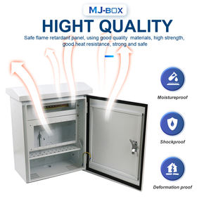 Caja <span class=keywords><strong>de</strong></span> montaje en poste eléctrico <span class=keywords><strong>de</strong></span> hierro fabricante MJBOX caja <span class=keywords><strong>de</strong></span> Panel <span class=keywords><strong>de</strong></span> montaje en pared anodizado <span class=keywords><strong>de</strong></span> aluminio impermeable - Product Image 2
