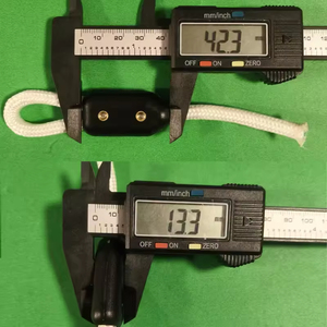 Abrazaderas de Cuerda de Goma y Nailon de Alta Calidad con Tornillos de Acero Inoxidable, Correa para Perro Ligera y Duradera para Exteriores, para Cuerdas de 12 mm/10 mm - Product Image 4