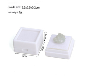 Boîte de présentation de bijoux en acrylique en gros, boîte à bijoux transparente moderne et simple avec fenêtre - Product Image 4