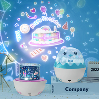 Projecteur de ciel étoilé rotatif rechargeable, lampe d'ambiance, veilleuse pour enfants, lampe de nuit pour chambre à coucher