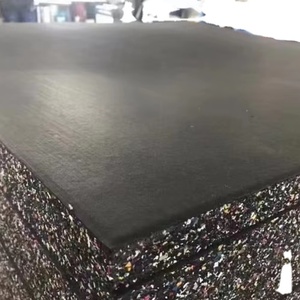 Phòng tập thể dục sàn cao su Mat Barbell khu sức mạnh Mat nhựa cách âm quả tạ đệm sàn thể thao - Product Image 2