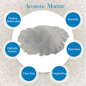 <span class=keywords><strong>Mortero</strong></span> de arena de polímero acústico moderno techo ignífugo para cines fórmula de fibra libre para spray de cine - Product Image 2