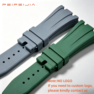 <strong>Watch</strong> Band for AP Royal Oak Offshore, Durable Breathable Sport TPU Silicone Replacement Strap for <strong>Audemars</strong> Piguet Royal Oak - Product Image 4
