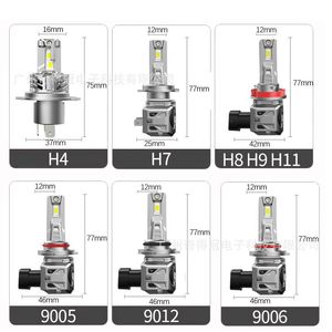 QideWin H4 <b>LED</b> <b>Headlight</b> 70W 15000Lm Dual Beam Car Light Bulb For Automotive Lighting - Product Image 5