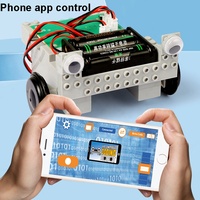 Kits de Construcción de Coches Robóticos Educativos DIY, Experimentos de Física y Ciencia STEM, Programación por APP, Proyectos de Robótica, Juguete de Construcción