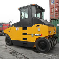 Rouleau compacteur de pneus XP163 pour diverses applications de construction, compacteur de sol entièrement hydraulique à prix abordable