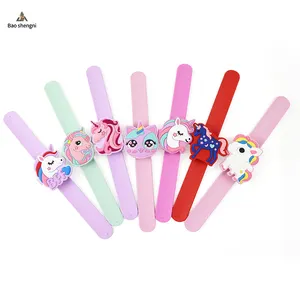 Luminous Unicorn Silicone Kids Watch New Arrival Best Sale High Quality Children Silicone Slap Kids Toy Watch