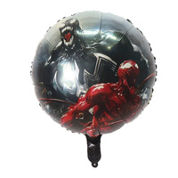 Ballon en aluminium Venom 18 pouces, thème héros, décoration de fond de fête, vente en gros
