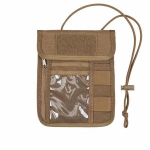 Fashionable Slim Travel Pouch Convenient Anti-Theft Nylon Blocking Neck <b>Wallet</b> With <b>Passport</b> <b>Holder</b> and ID Card Organizer - Product Image 1