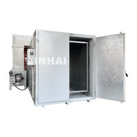 Four de séchage de peinture à air chaud avec système de chauffage au gaz pour pièces en aluminium