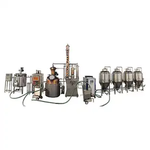 Fabbrica Genyond vino attrezzatura per la distillazione dell'alcol/distilleria moonshine/distillatore di rame per gin vodka brandy whisky rums