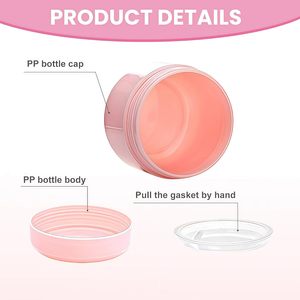 15g 30g 50g Cosmetic Round Shape Amber Black Acrylic <b>Jar</b> Container / Elegant Empty Cream <b>Jars</b> <b>with</b> Black <b>Lid</b> - Product Image 4