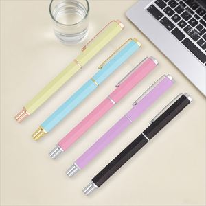 Luxury Hexagonal Metal <b>Ballpoint</b> <b>Pen</b> 0.5mm Customizable Logo Signature <b>Pen</b> for Corporate Promotion and Gifts - Product Image 1
