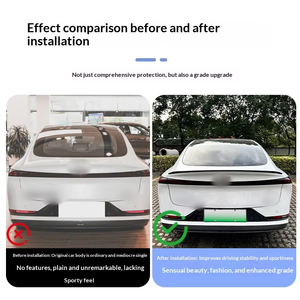 Aileron de coffre arrière de voiture en ABS de haute qualité pour Changan Nevo A07 2023-2025 – Pièces de modification de voiture sans perçage, accessoires extérieurs - Product Image 4