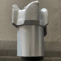 Foret concave PDC de 153 mm pour le forage de roches dures, forets à cœur en carbure de diamant à coupe profonde