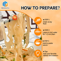 Bonne vente Perdre du poids biologique glucomannane personnalisé Shirataki Fettuccine nouilles instantanées de konjac à l'avoine
