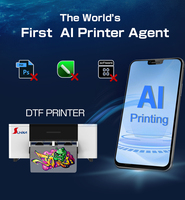 Mesin Cetak DTF A3 Baru dengan Printhead XP600, Printer Transfer Panas Otomatis Penuh untuk Pakaian Kustom