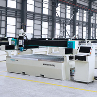 Machine de découpe à jet d'eau CNC 3D 5 axes haute pression pour acier, verre, marbre, aluminium à vendre