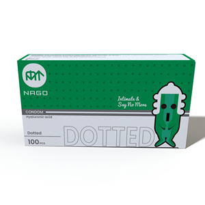 Condones de Látex con Puntos y Lubricante de Ácido Hialurónico a Precio de Mayoreo, Alta Resistencia a la Tensión, Cumple con las Normas ASTM e ISO - Product Image 1