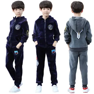 hot sale kids casual wear boys winter clothes Teenager Sport clothing sets